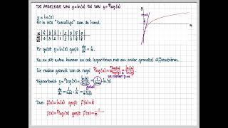 vwo A 142 A  De afgeleide van ylnx en van yᵍlogx [upl. by Ahseyi]