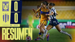 📹 El Resumen Femenil  Tigres Femenil 0  0 Rayadas  Jornada 10  Apertura 2024  Liga MX Femenil [upl. by Siraj]