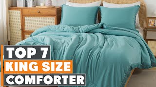 Best King Size Comforter Sets  Top 7 Picks for Comfort [upl. by Lucina]