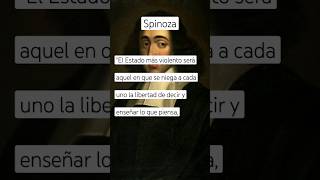 Spinoza  Estado violento y moderado frases reflexiones filosofia [upl. by Anertac827]