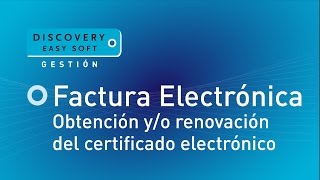 Factura Electrónica Renovación Certificado Electrónico AFIP [upl. by Loy32]