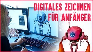 5 Tipps Digitales Zeichnen für Anfänger  Speedpainting Concept Art  DEUTSCH [upl. by Skilken]