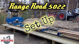 Sawing Your Way To Success The Range Road 5022 Sawmill Sawmill Set Up Part 2 [upl. by Odom]