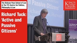 The YTL Annual Lecture 2019 Richard Tuck [upl. by Aicssej578]