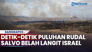 Detikdetik Rudal Salvo Hizbullah Gempur dan Belah Langit Israel Ledakan Mencekam [upl. by Ardnalac]