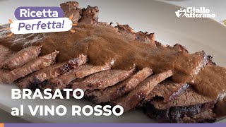 BRASATO al VINO ROSSO super tenero Un secondo intramontabile che mette tutti d’accordo 🥩🍷😍 [upl. by Dreeda]