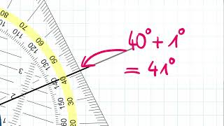 Winkel messen – So misst du die Weite bzw Größe eines Winkels [upl. by Jews]