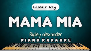 MAMA MIA  Abba  PIANO HQ KARAOKE VERSION [upl. by Nelo981]