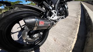 Pinaka BASSY at BUO na Full System Exhaust para sa Yamaha MT15 this 2024 [upl. by Alegnave]