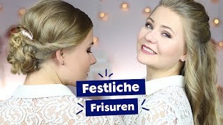 Festliche Frisuren selber machen I DominoKati [upl. by Xella]