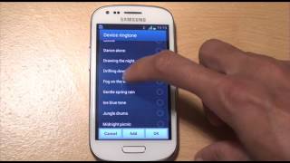 Samsung Galaxy S3 MINI Ringtones  Tones GTi8190 [upl. by Aihsenrad]