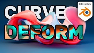 Curve Deform with Geometry Nodes  Blender 40 Tutorial [upl. by Codd]