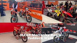 MXoN Matterley Basin Paddock Walk mxgp [upl. by Nimajaneb]