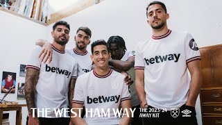 The West Ham Way  West Ham Uniteds new 202324 Away Kit [upl. by Weir]