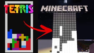 I created a WORKING game of Tetris in Minecraft [upl. by Oliviero750]