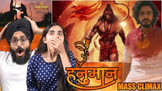 HANUMAN MASS CLIMAX SCENE REACTION  Prasanth Varma  Teja Sajja  Parbrahm Singh [upl. by Anyer307]