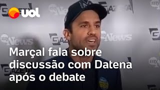 Debate Pablo Marçal diz que não provocou Datena e que apresentador se descontrolou emocionalmente [upl. by Terr]