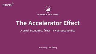 Explaining the Accelerator Effect I A Level and IB Economics [upl. by Ravid]