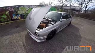 Awron Swapping Project  BMW E30 with V8 S65 [upl. by Nohtan855]