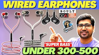 TOP 4🔥Best Wired Earphones 2024🔥Best Earphones Under 500 rs🔥Best Wired Earphones Under 500 [upl. by Pollock821]