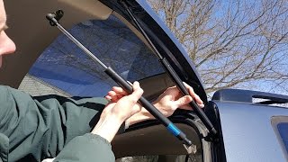 How to Replace Tailgate Lift Support Struts [upl. by Cassandre]