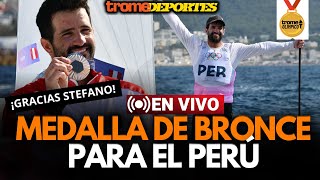 STEFANO PESCHIERA GANA MEDALLA DE BRONCE La premiación EN VIVO  París 2024 [upl. by Luhar]