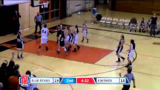 Escanaba vs Sault High Girls Basketball [upl. by Eltrym]