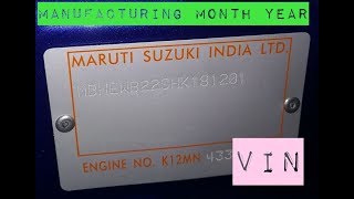 How to Know the Manufacturing Year and Build Date of Your Vehicle VIN [upl. by Aradnahc]