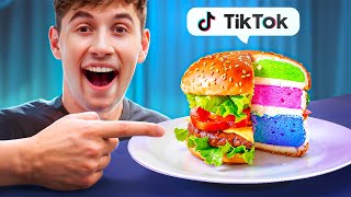 MANGIO per 24H solo RICETTE di TIKTOK 4 [upl. by Damha]