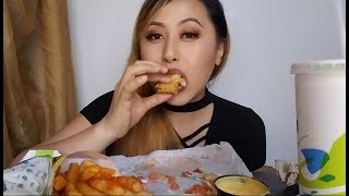 Taco Bell Mukbang 목방Chalupa Tacos Burrito Nacho Fries [upl. by Johna]