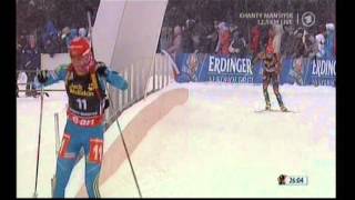 Biathlon Massenstart der Damen in KhantyMansiysk 2013 [upl. by Pownall985]