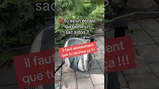 Le poids du sac ne devrait pas dépasser 10  du poids de lenfant avec ses effets scolaires dedans [upl. by Krispin540]