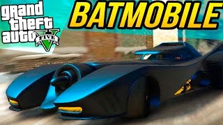 GTA 5 Моды Машина Бэтмана  Batmobile [upl. by Atalie624]