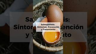 SALMONELOSIS SÍNTOMAS PREVENCIÓN Y TRATAMIENTO [upl. by Toomay]