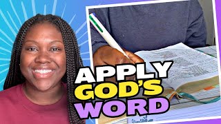 Apply God’s Word  Read it amp Live it  Week 14 [upl. by Alderman]