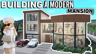 BUILDING AN 800K MODERN MANSION In BLOXBURG [upl. by Betti657]