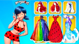 Miraculous Ladybug how to become a Princess  Style Wow [upl. by Ddot114]