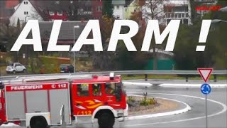 ALARM  Feuerwehreinsatz in WaldenbuchNotfall Sirene  Fire brigade  Emergency [upl. by Phelan485]