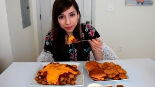 Chili Cheese Tots  McDonalds Mukbang [upl. by Ronal]