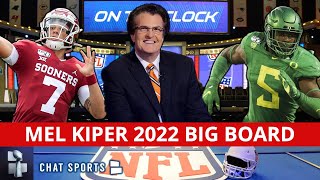 Mel Kiper’s 2022 NFL Draft Big Board  Top 25 Prospect Rankings [upl. by Tram]