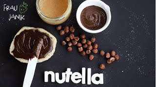 Gesunde Nutella selber machen  4 Zutaten  vegan selbstgemachtes Nussmus 🍫 [upl. by Asselem]