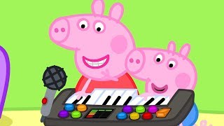 ⭐️ New Season ⭐️ Peppa Pig Plays Funny Music  Peppa Pig Official Family Kids Cartoon [upl. by Aikit]