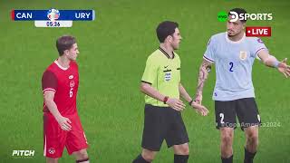 ¡POR EL TERCER PUESTO Mira nuestra simulación realista del CANADA vs URUGUAY en PES 2021 [upl. by Farlay]