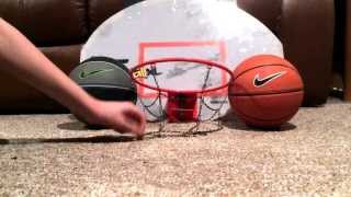 Nike mini basketballs and Sklz pro minm hoop street ball edition XL Review [upl. by Eli]