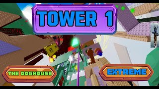 Tower 1 T1 Guide  Jtoh The Doghouse [upl. by Haida]