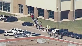 Texas High School Goes Into Lockdown After Shots Ring Out [upl. by Artekal]