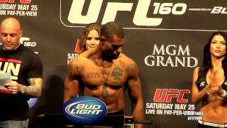 UFC 160 Undercard Weigh In [upl. by Reywas]