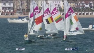 Womens Laser Radial Sailing Final Full Replay  London 2012 Olympics [upl. by Wesley]