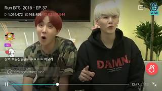 SUGA from BTS said quotIndiansquot during V Live RUN BTS EP 37 Read Pinned [upl. by Eessac64]