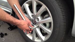 How To Volkswagen Tire Change [upl. by Weiser]